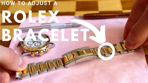 can i adjust rolex band myself|changing straps on rolex watch.